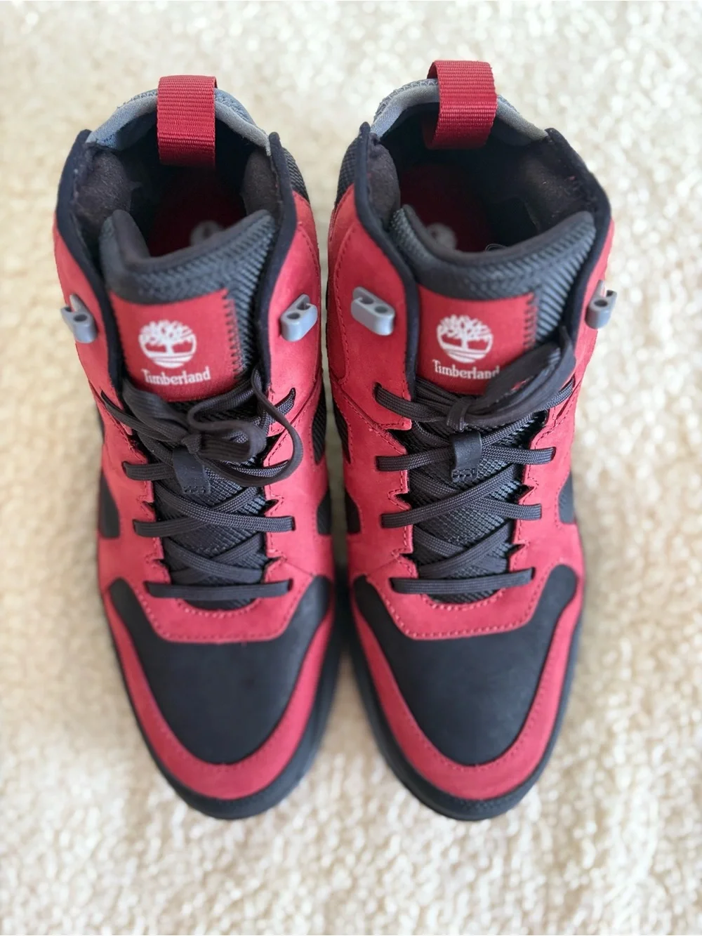 Men’s Timberland Voyager Valley Sneakers Red and Black